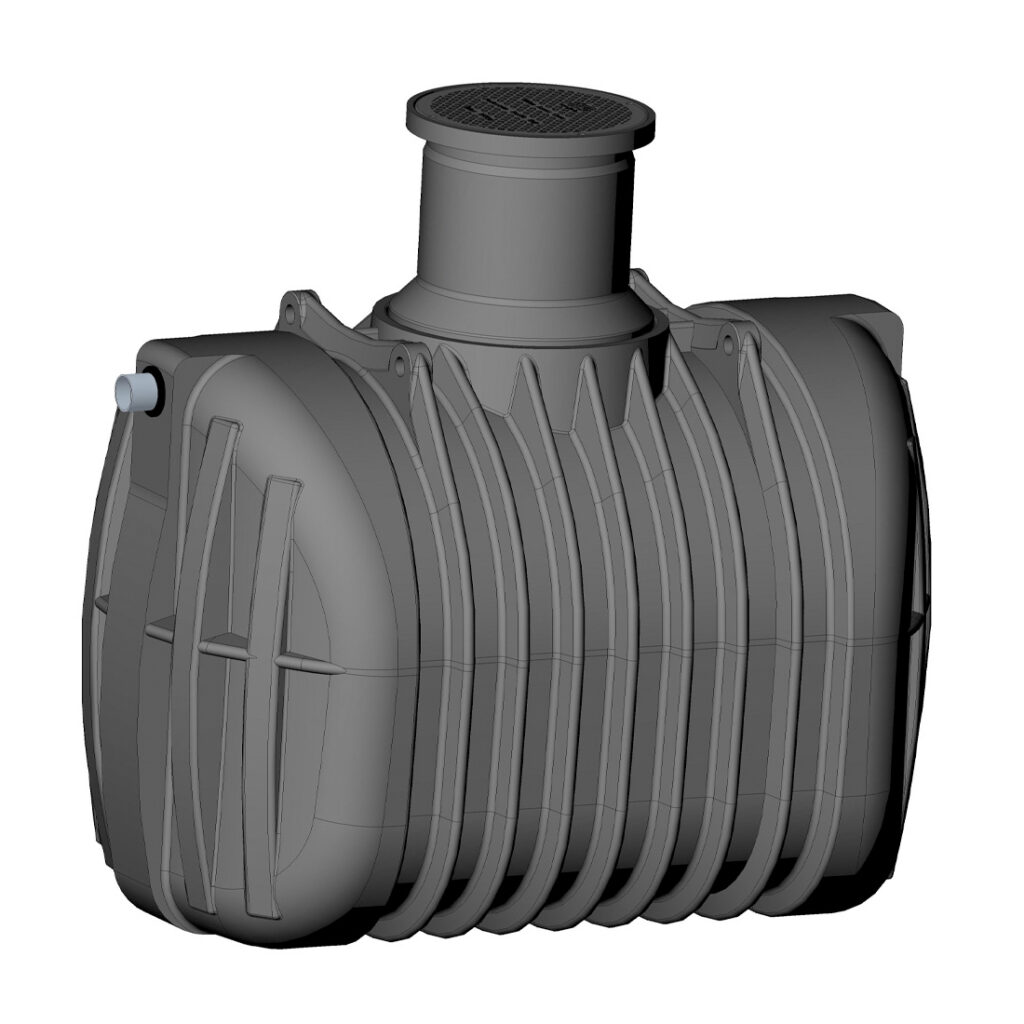 Unterirdischer Regenwassertank WR-5000 - Globe Tankanlagen